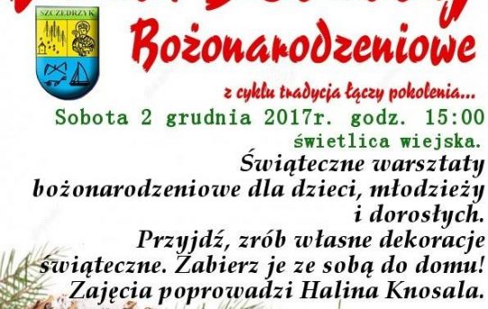 Warsztaty Bożonarodzeniowe 2017