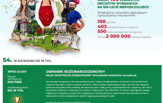 Jarmark Bożonarodzeniowy - Zakwalifikowaliśmy się!